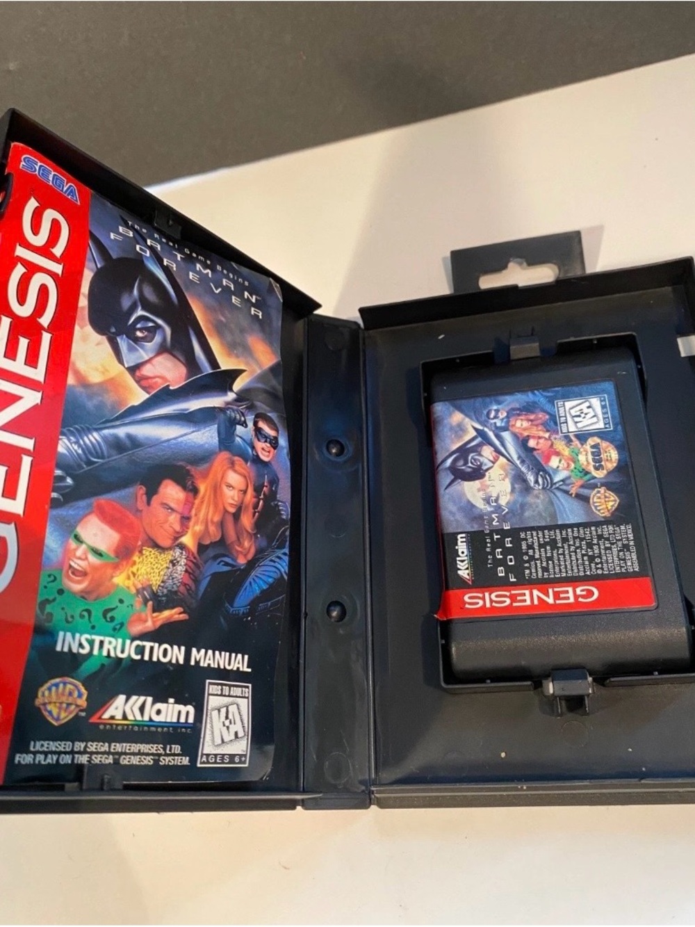 Sega Genesis Batman Forever Video Game - Picture 4 of 8